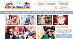 Desktop Screenshot of karneval-fasching-shop.de