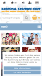 Mobile Screenshot of karneval-fasching-shop.de